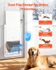 Pet Door, X-Large, with Double Magnetic Flaps and Metal Frame, Strong and Weatherproof Dog Door for Interior and Exterior Doors, Easy to Install