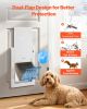 Pet Door, Medium, with Three Magnetic Flaps and Metal Frame, Strong and Weatherproof Dog Door for Interior and Exterior Doors, Easy to Install