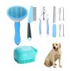 5-Piece Dog & Cat Grooming Kit – Complete Pet Grooming Tools Set for Deshedding, Detangling, Nail Care & Oral Hygiene
