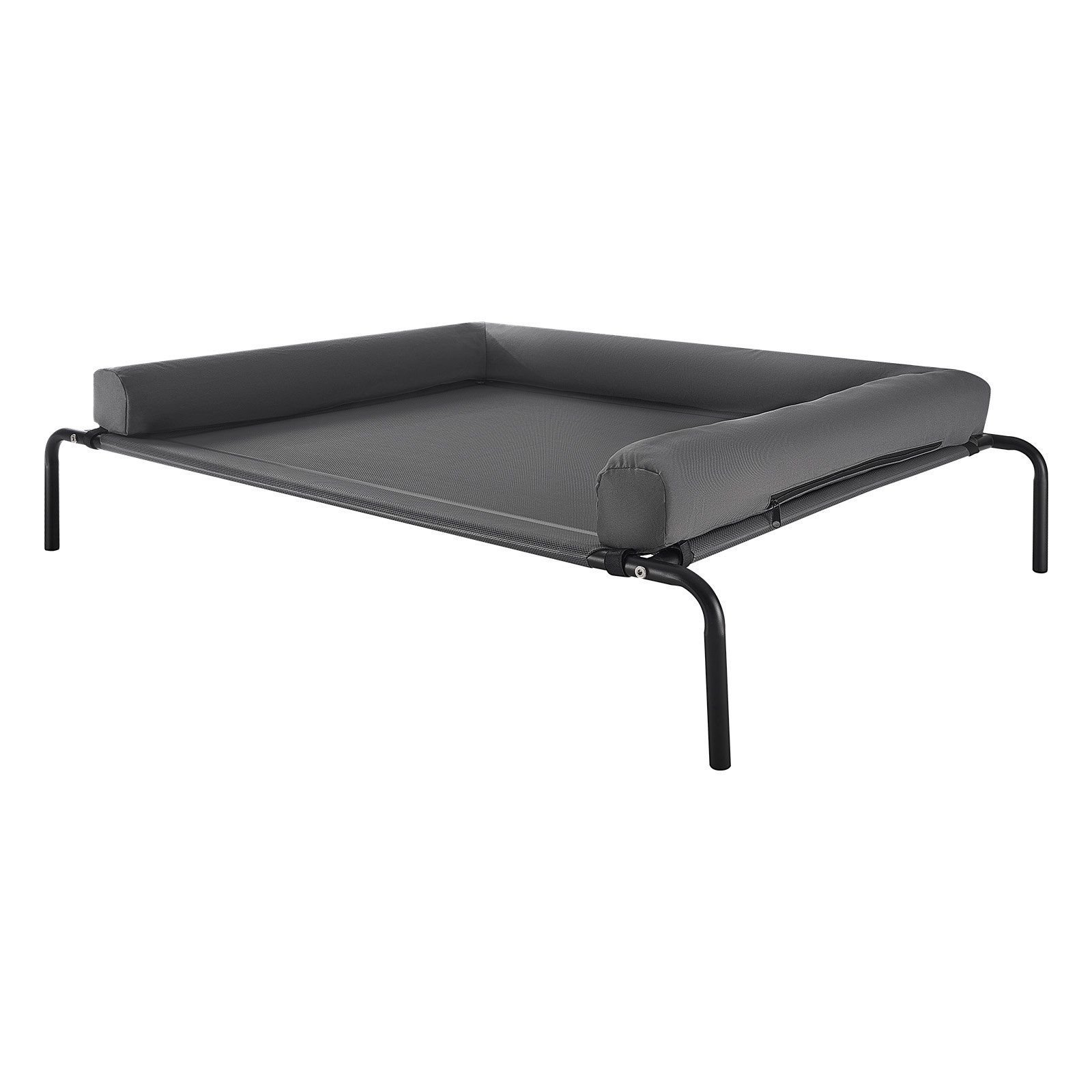 VEVOR Elevated Dog Bed for Large Dogs, Portable Raised Dog Cot with Washable Pillow