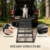 Heavy-Duty Folding Dog Ramp for Cars & SUVs – Extra-Wide Steel Pet Ramp with Non-Slip Mesh Surface (Up to 132 lbs.)