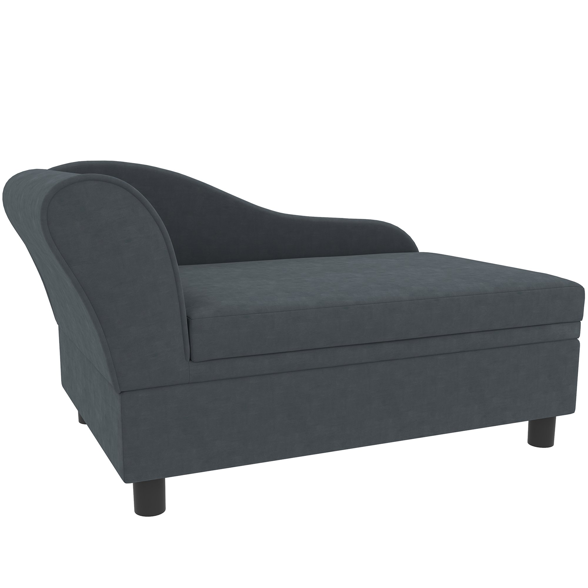 Pet Sofa Bed Couch With Storage, Pet Sofa For Cats And Small Dogs, Dark Gray (Option: Gray)
