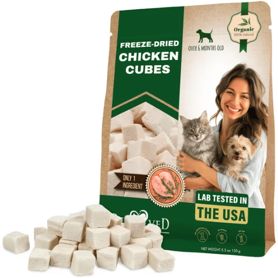 Frieze Dried Cubes For Cats And Dogs 5.3 Oz 150 G (Option: 1pc)