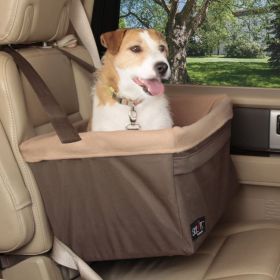 Elevated Small Dog Car Booster Seat – Secure Pet Travel Seat with Washable Liner & Safety Leash (Up to 12 lbs.) (Option: Extra Large)