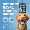 Calming Treats for Dogs – Hemp Calming Chews for Dog Anxiety Relief with L-Theanine, Chamomile & Valerian Root, Beef Flavor, All Breeds & Sizes